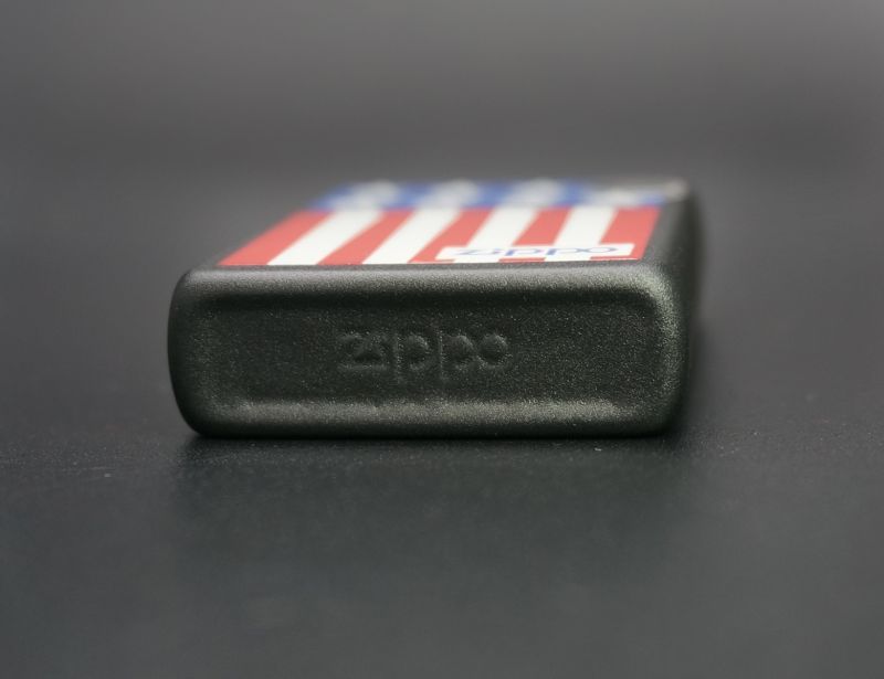 画像: zippo 星条旗 黒マット