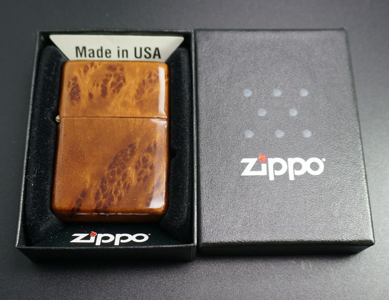 画像: zippo  木巻き 1999年製造