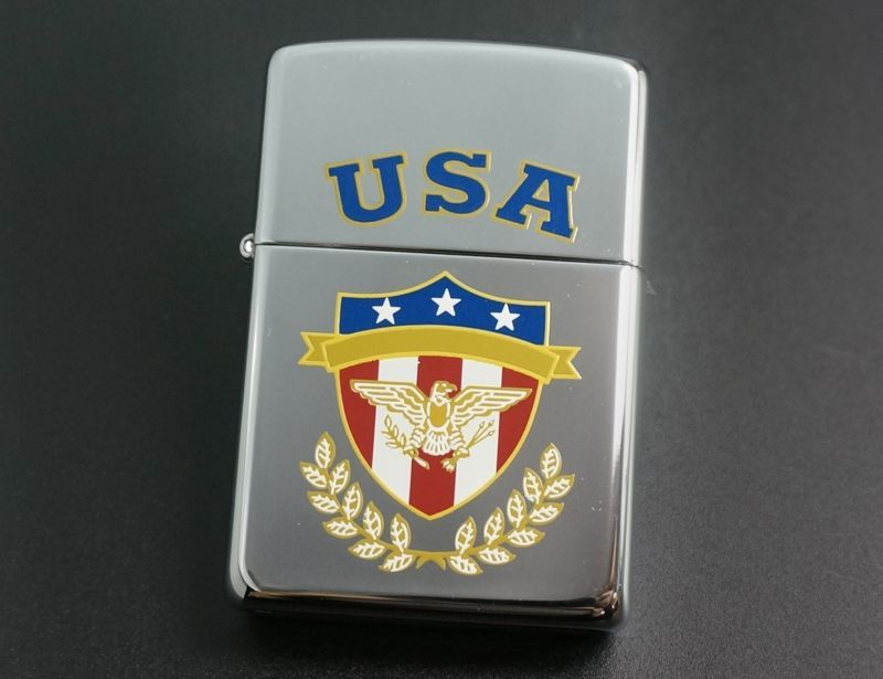 画像: zippo USA柄 プリント 1996年製造