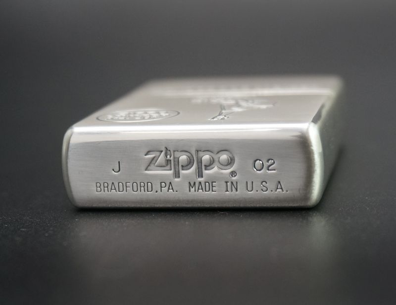 画像: zippo WINDY シルバーサテーナ 携帯灰皿セット 2002年製造