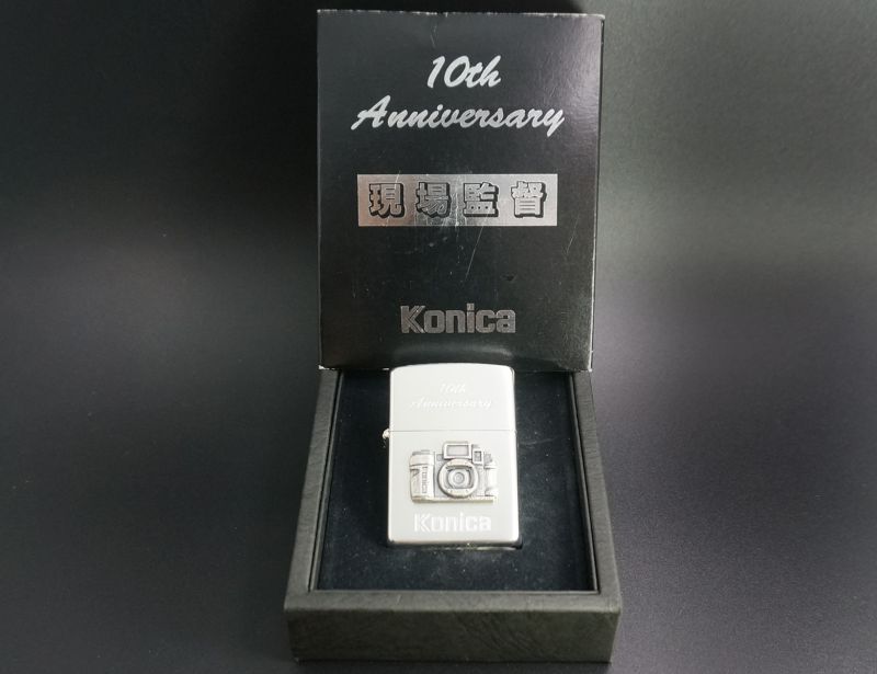 画像: zippo Konica 現場監督 1997年製造