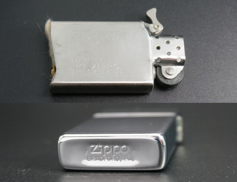 画像: zippo 両面デザイン スリム 1981年製造
