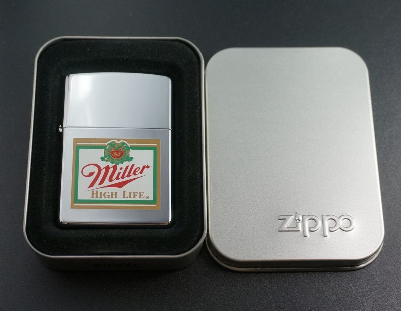 画像: zippo miller（ミラービール）HIGH LIFE 1992年製造