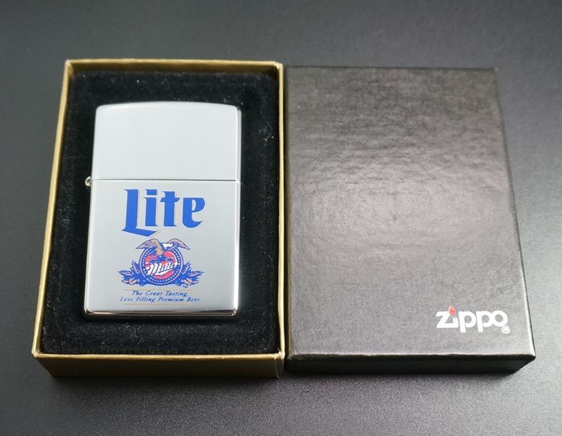 画像: zippo miller（ミラービール）Lite 1997年製造