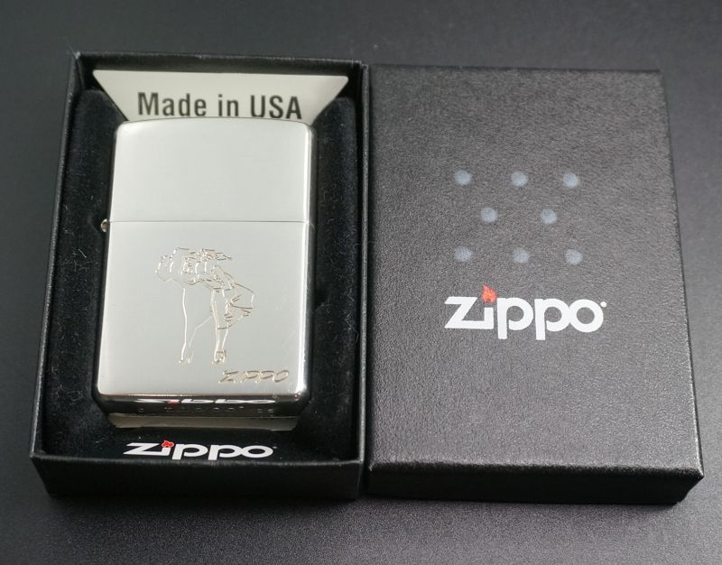画像: zippo WINDY シルバーメッキ エッチング 2005年製造 キズあり