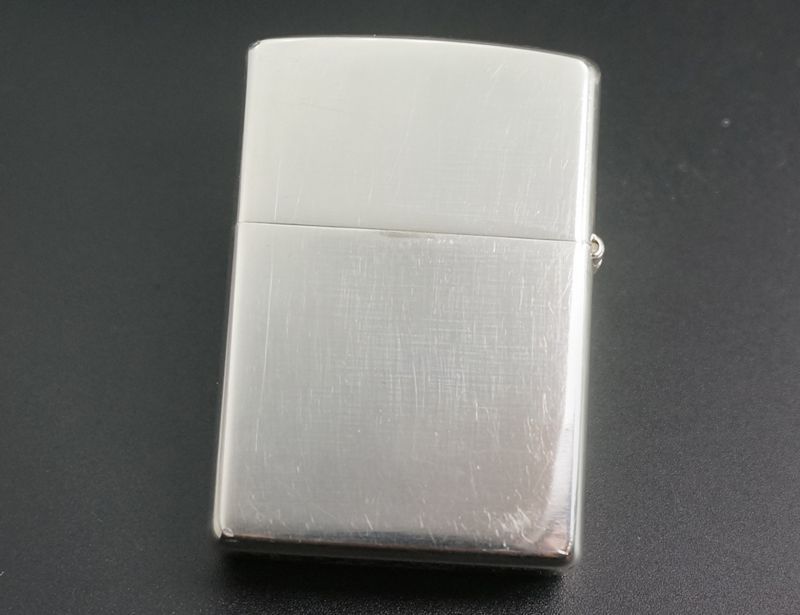 画像: zippo WINDY シルバーメッキ エッチング 2005年製造 キズあり