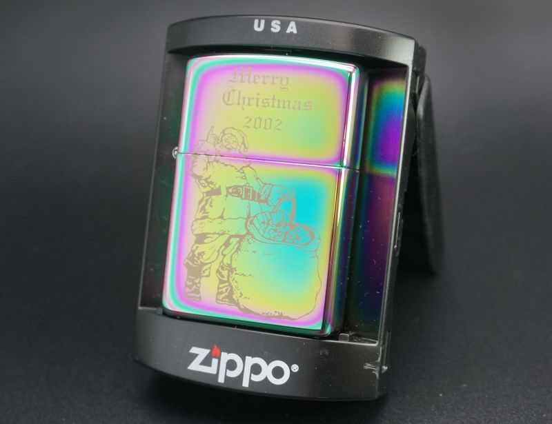 画像: zippo X'mas サンタ スペクトラム 2002年製造