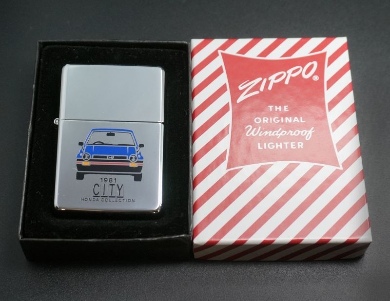 画像: zippo HONDA CITY ＃260CC 1989年製造（インサイド1994年製造）