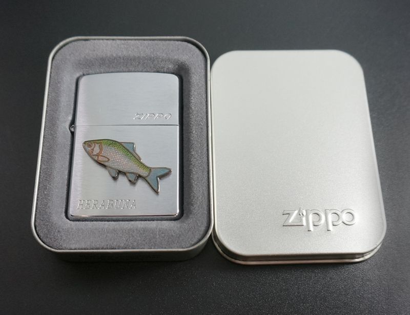画像: zippo 魚シリーズ 本七宝焼 ヘラブナ 2003年製造