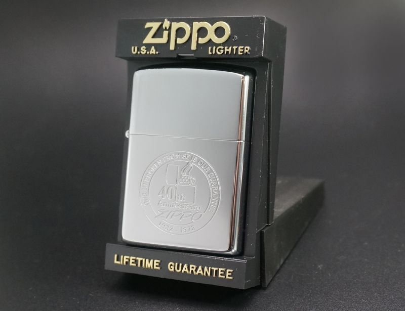 画像: zippo ZIPPO社40周年記念デザイン 1992年製造