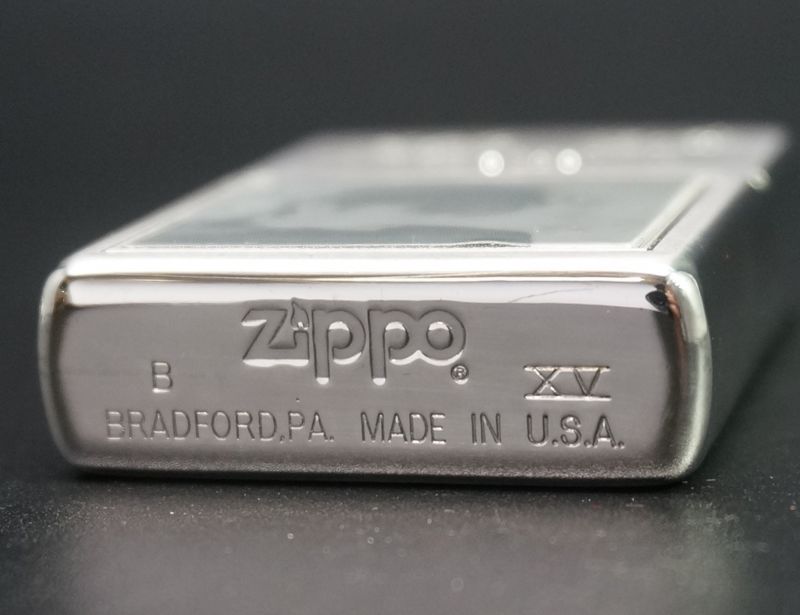 画像: zippo 尾崎豊 フォトメタル 木製ケース入り C　1999年製造