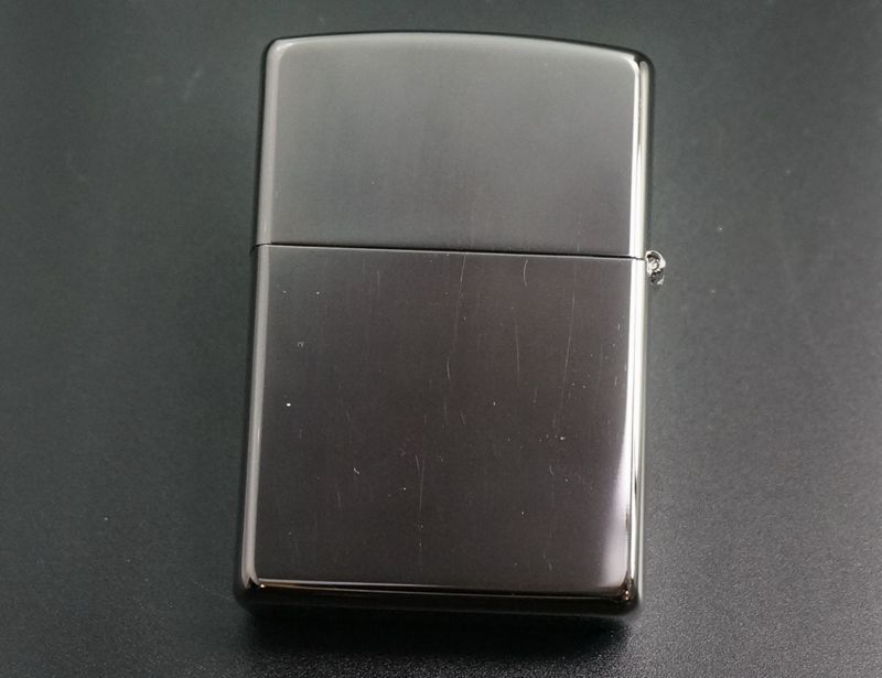 画像: zippo マーブル　ブラックニッケル＆ブルー