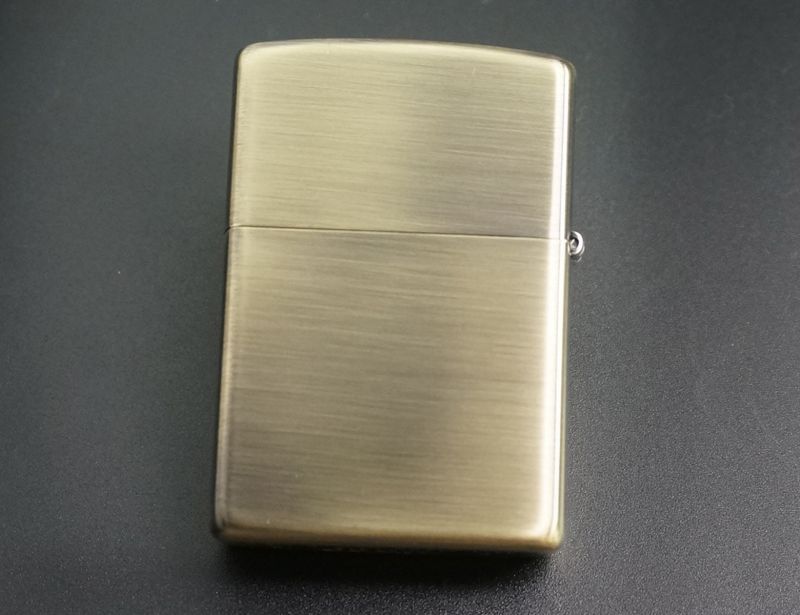 画像: zippo 金古美 ロゴメタル 205M-Z