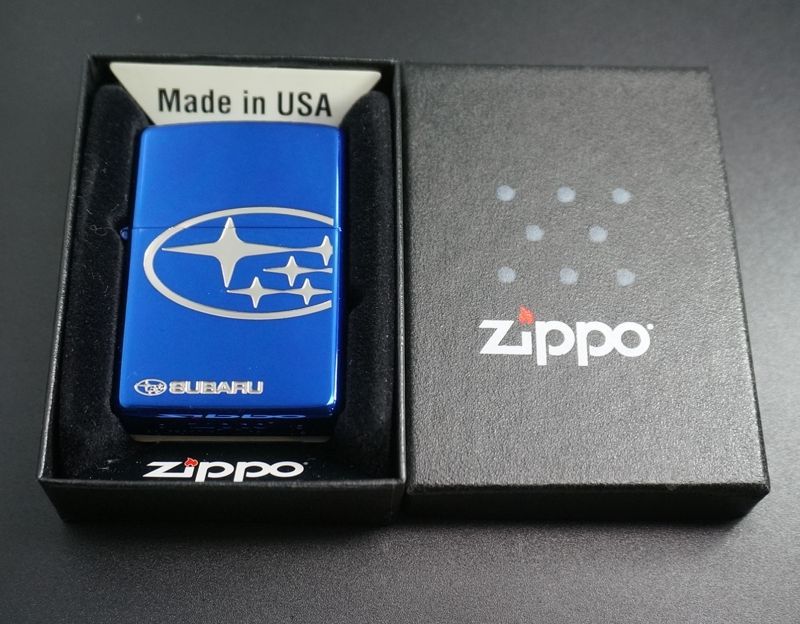 画像: zippo スバル（SUBARU）ブルーチタン 2015年製造