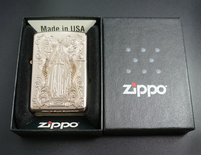 画像: zippo アラベスク マリア ピンクゴールド