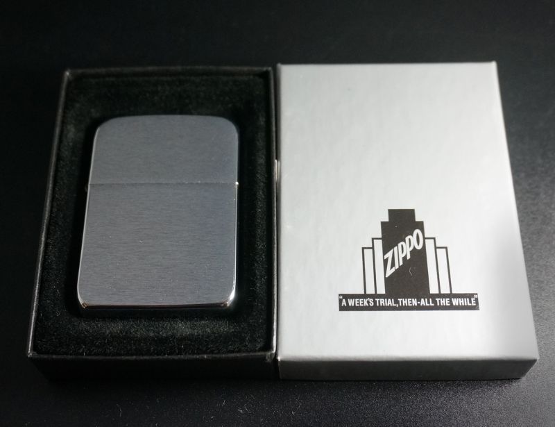 画像: zippo 1941REPLICA ブラッシュ・クローム 2001年製造