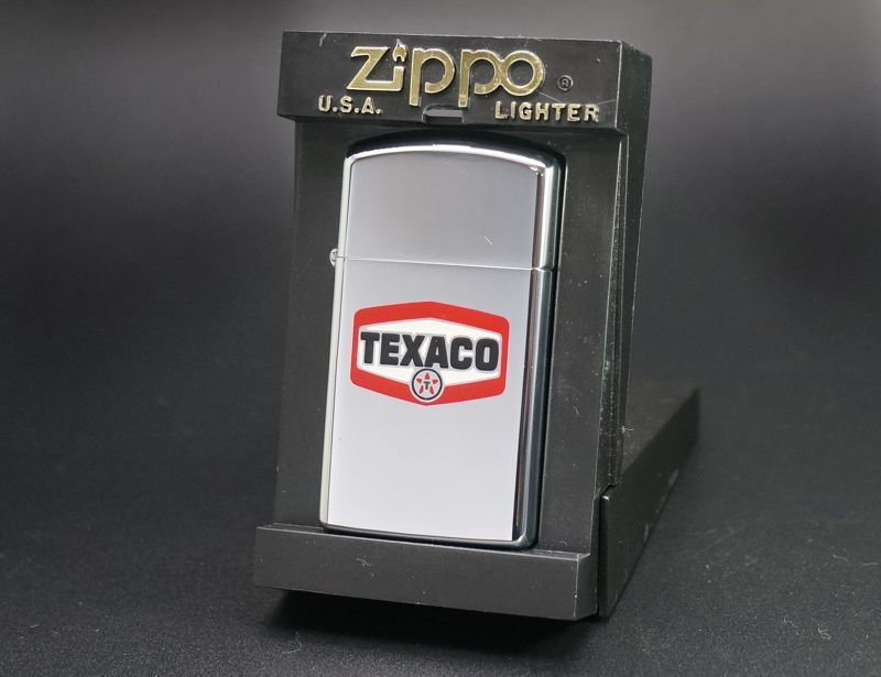 画像: zippo スリム TEXACO（テキサコ）1977年製造