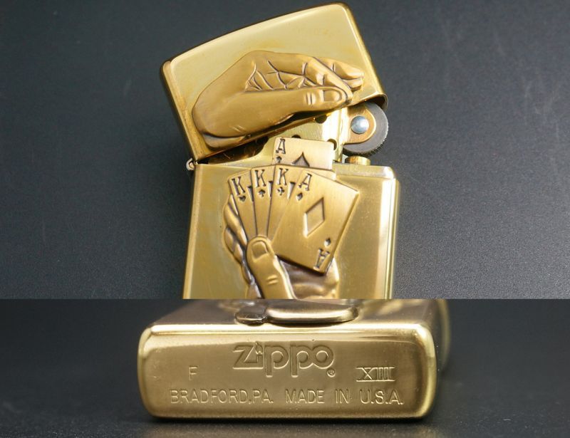 画像: zippo トリック トランプ 1997年製造