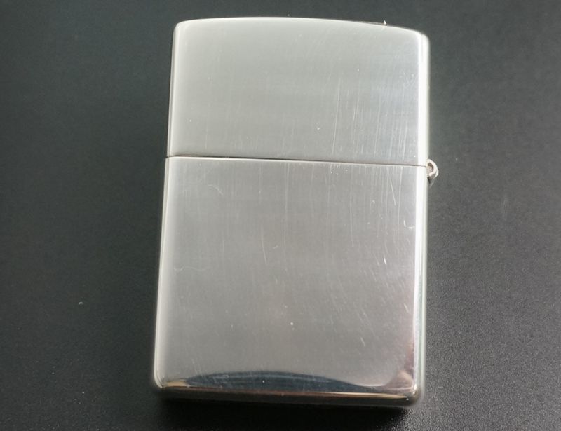 画像: zippo WINDY シルバーメッキ プレートセット 1997年製造 