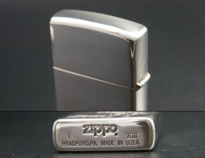 画像: zippo WINDY シルバーメッキ プレートセット 1997年製造 
