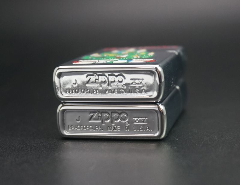 画像: zippo X'mas サンタ & クリスマスツリー 2個セット 2000年限定