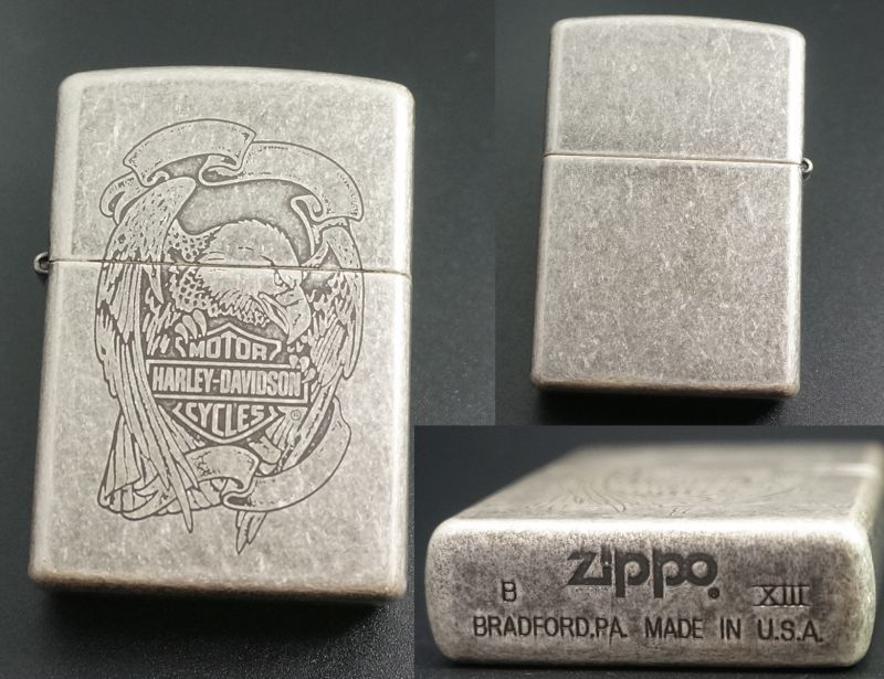 画像: zippo HARLEY-DAVIDSON ナイフ＆革ケースセット 1997年製造