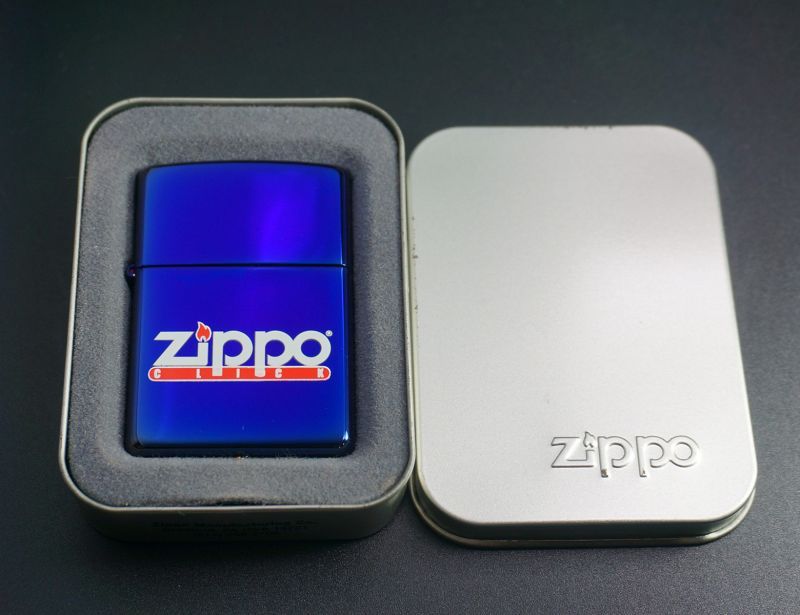 画像: zippo CLICK（クリックメンバー）パープル  2003年製造