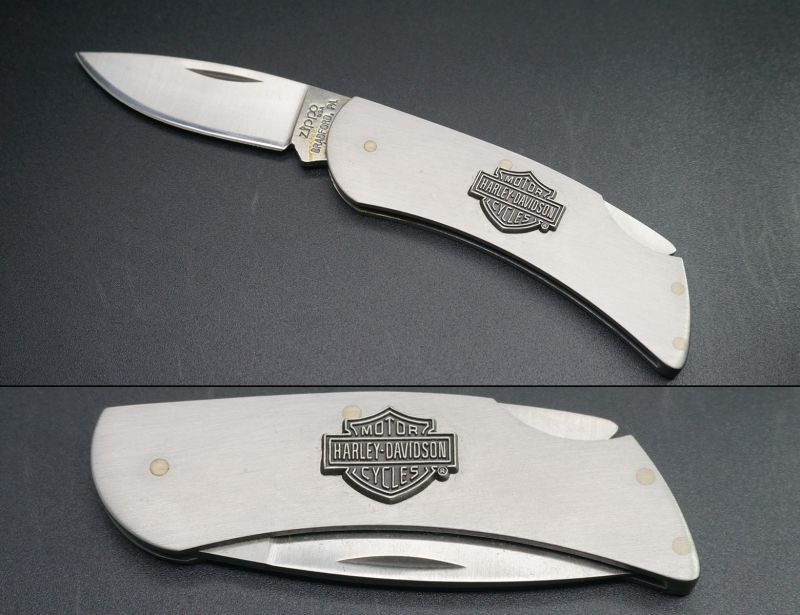 画像: zippo HARLEY-DAVIDSON ナイフ＆革ケースセット 1997年製造