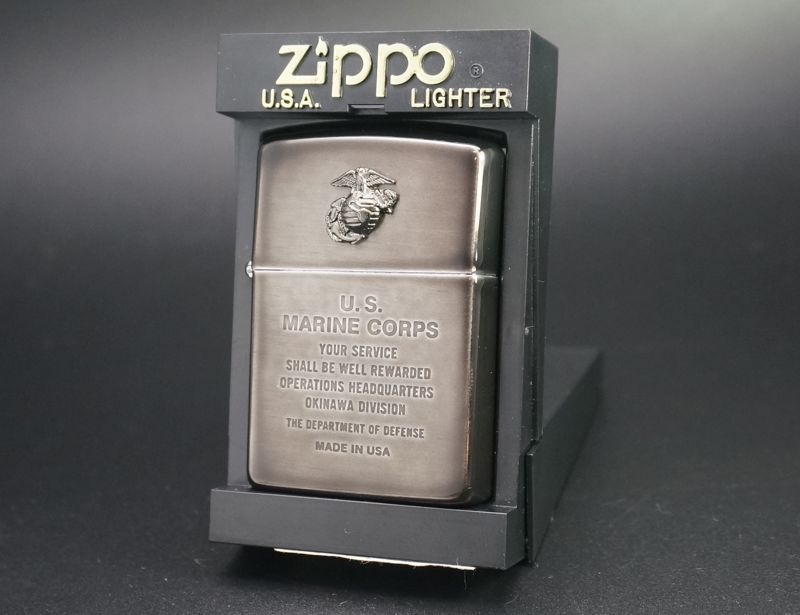 画像: zippo U.S MARINE CORPS BK 1992製造 エラー品