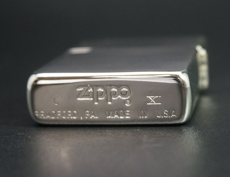 画像: zippo WINDY シルバーメッキ 缶ケース入り 1995年製造
