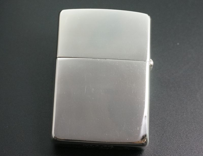 画像: zippo WINDY シルバーメッキ 缶ケース入り 1995年製造