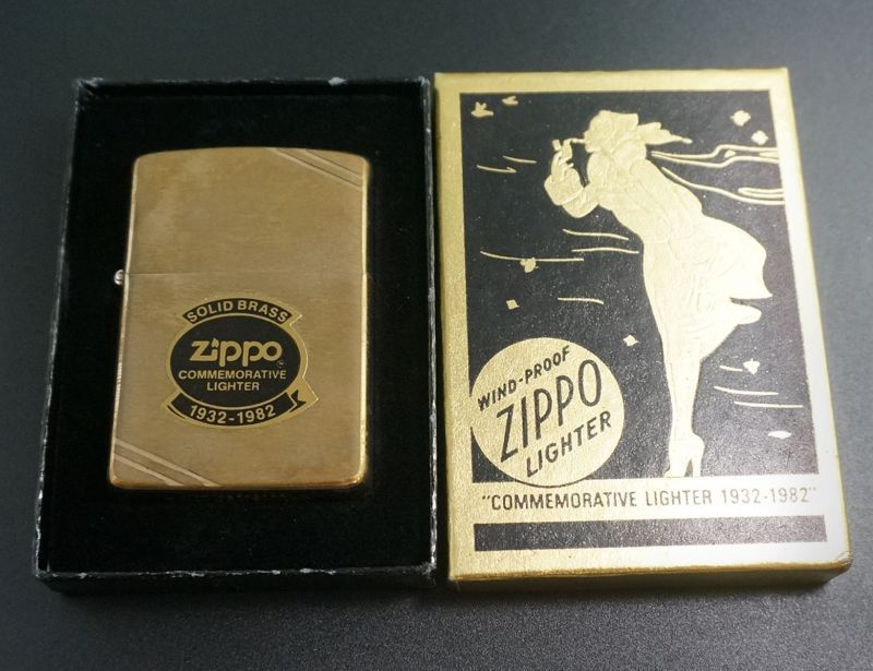 画像: zippo ジッポー創業50周年記念モデル コメモラティブ シール付 B