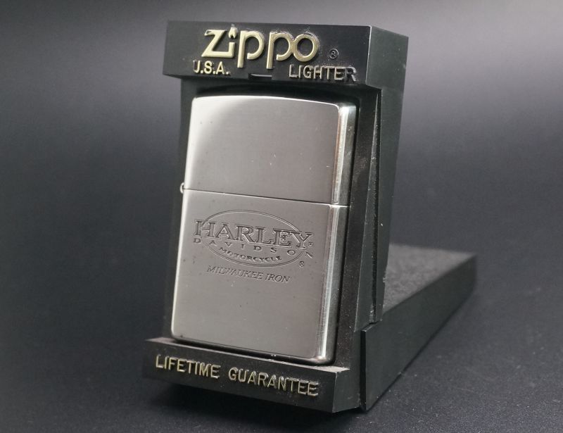画像: zippo HARLEY-DAVIDSON 1997年製造 メッキ劣化あり