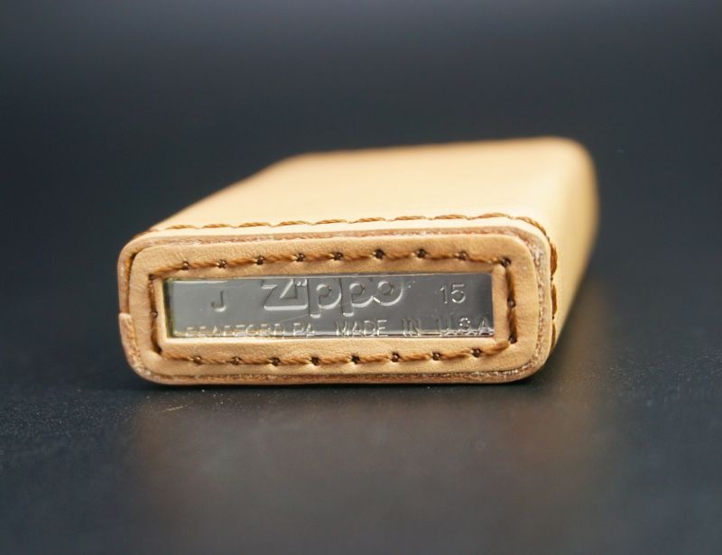 画像: zippo 革巻き ヌメ 