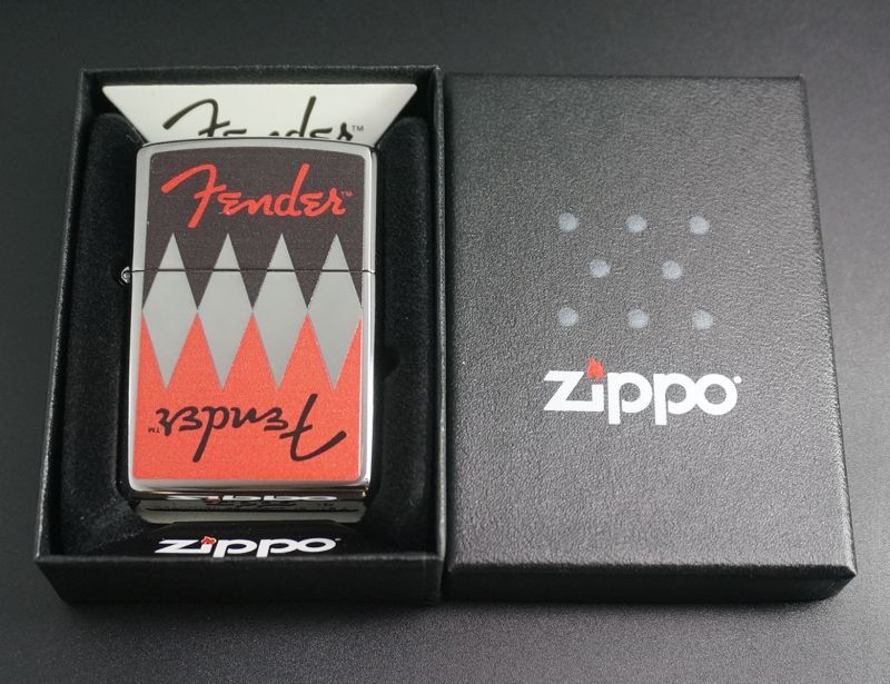 画像: zippo Fender プリント ＃250 29309