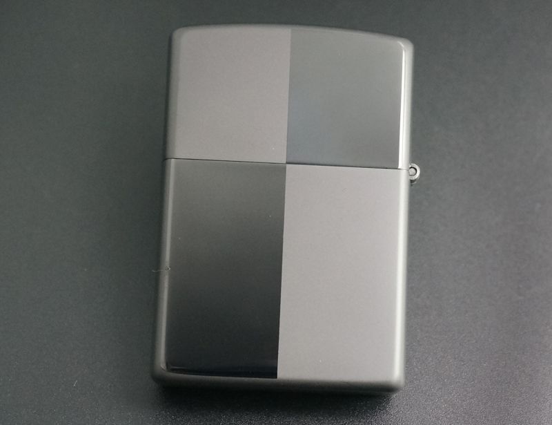 画像: zippo N8チタンコーティング チェッカー1