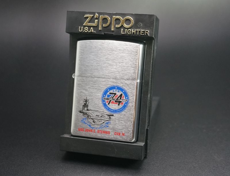 画像: zippo USS JOHN C.STENNIS CVN 74 Wフェイス 2001年製造