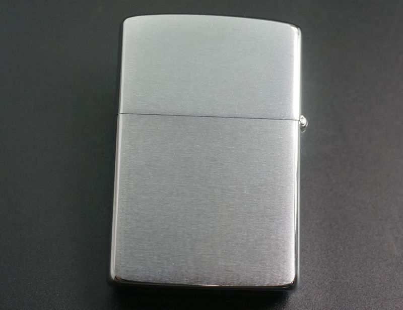 画像: zippo #200 ブラッシュ・クローム 1987年製造 