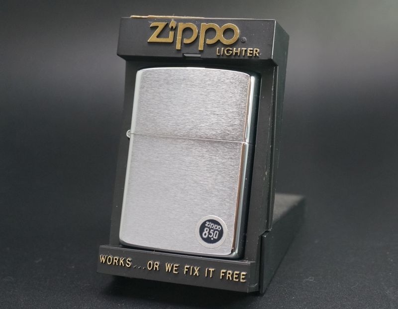 画像: zippo #200 ブラッシュ・クローム 1987年製造 