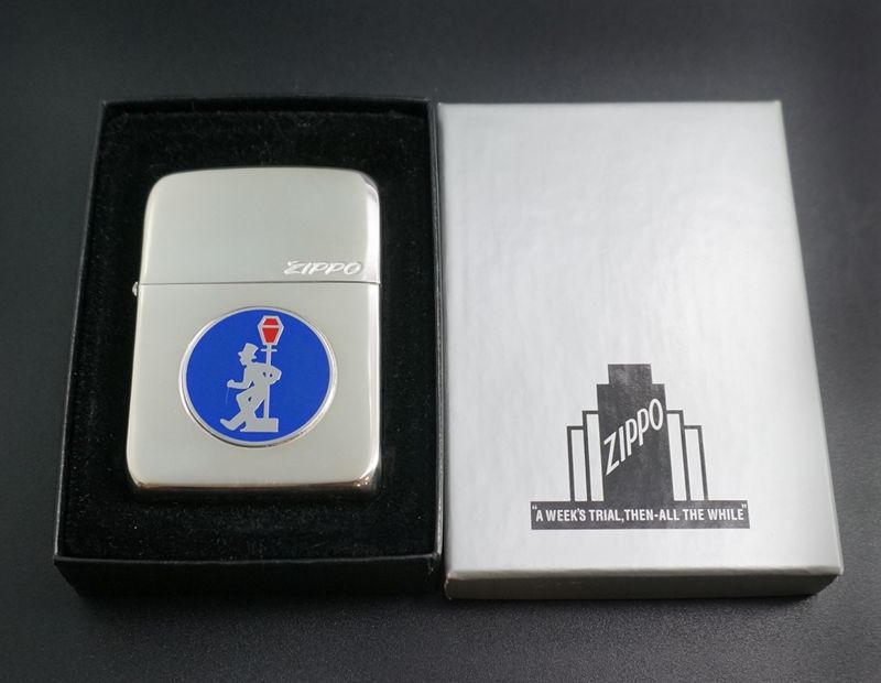 画像: zippo 1941REPLICA ドランカー ブルー 2002年製造