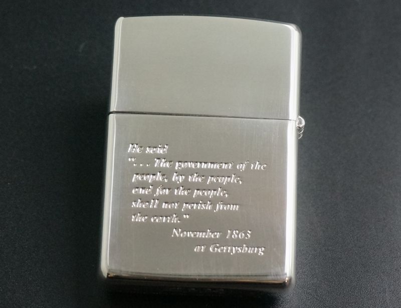 画像: zippo Abraham Lincoln（アブラハム リンカーン）1994年製造