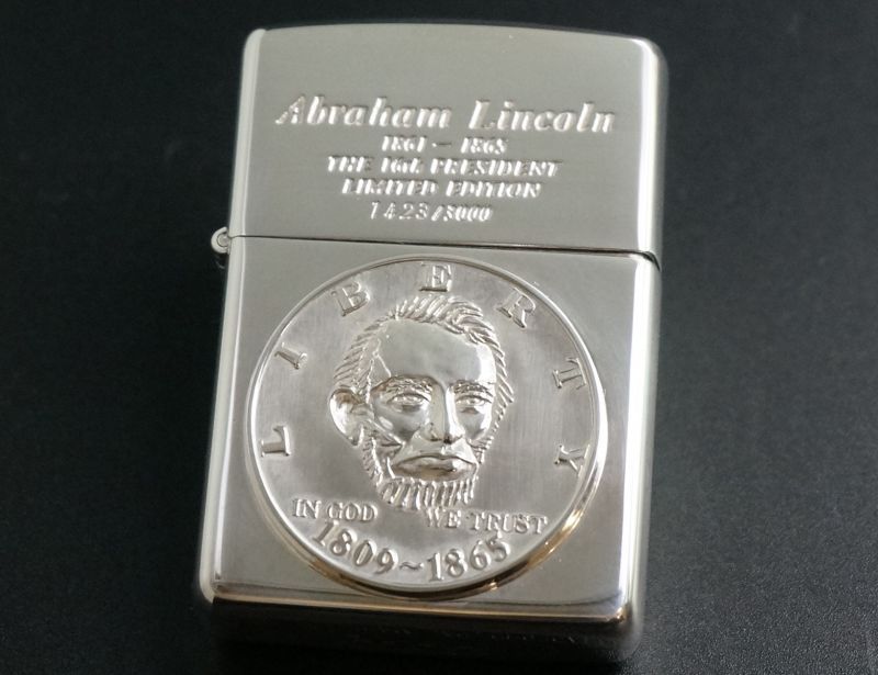 画像: zippo Abraham Lincoln（アブラハム リンカーン）1994年製造