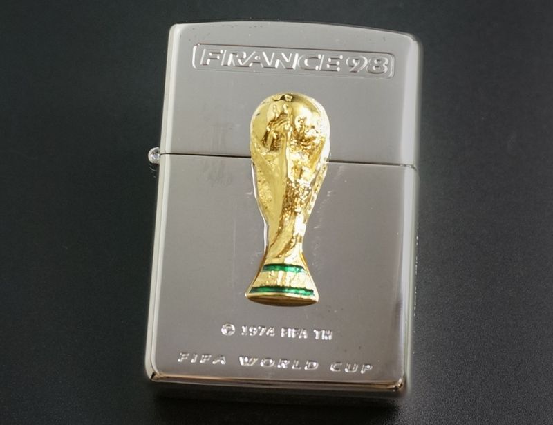 zippo FIFA WORLD CUP FRANCE98 500個限定 1998年製造 - zippo-LAND G.