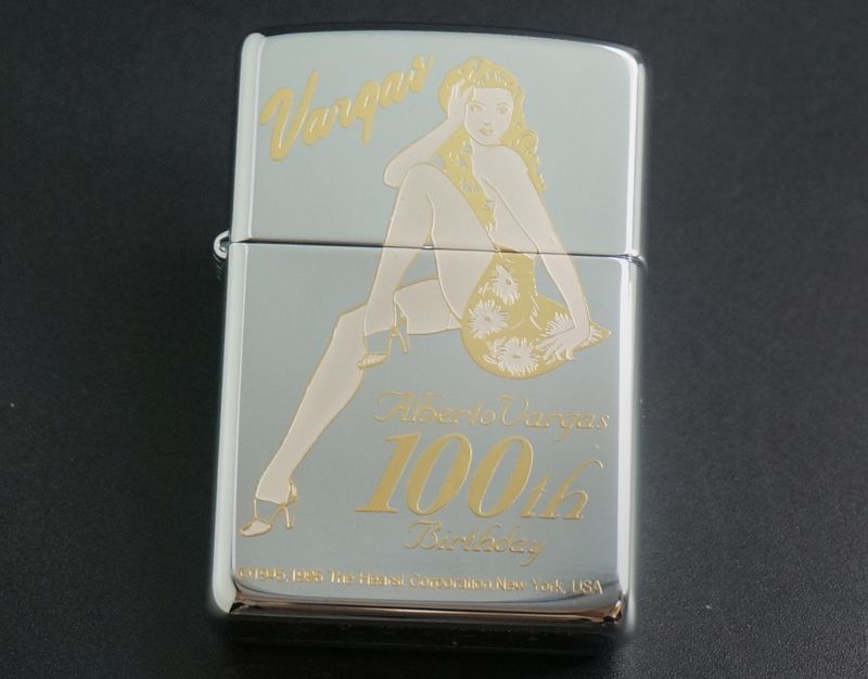 画像: zippo Vargas Girl 100th NO.2 1996年製造