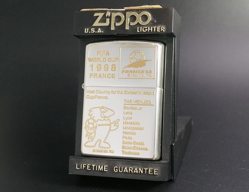 画像: zippo FIFA WORLD CUP FRANCE98 キズあり 1997年製造