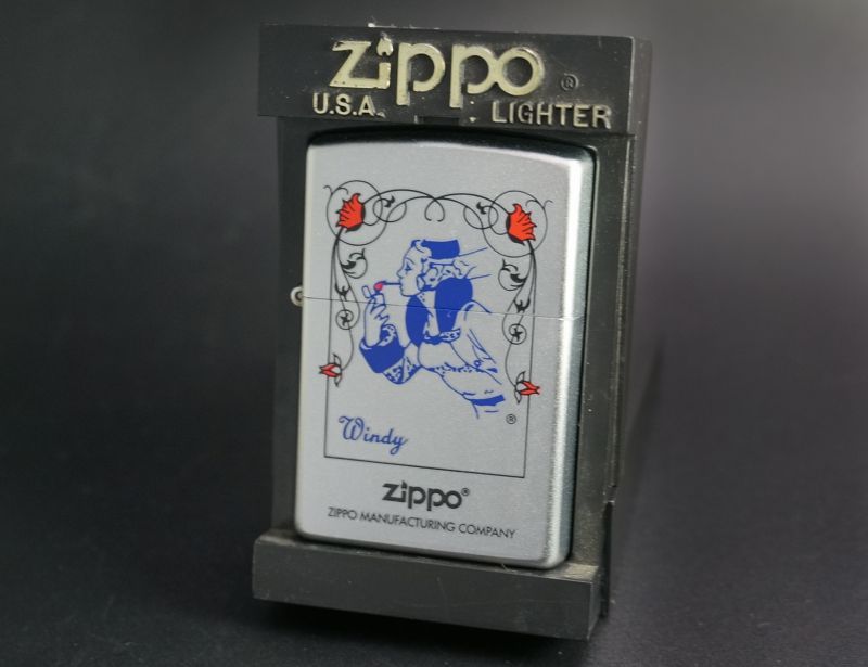 画像: zippo WINDY プリント #205 2001年製造