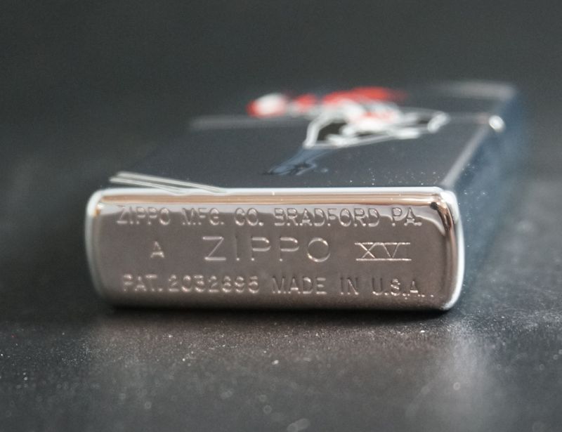 画像: zippo WINDY レッド/ブラック #260 2004年製造 