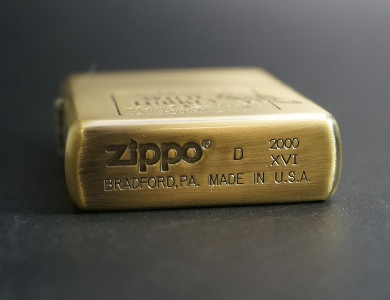 画像: zippo WILD TURKEY ブラスいぶし 2000年製造