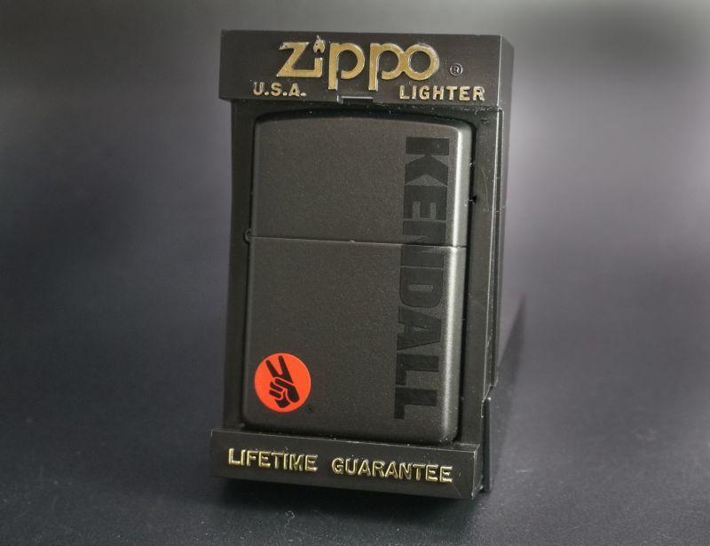 画像: zippo KENDALL 黒マット 1998年製造