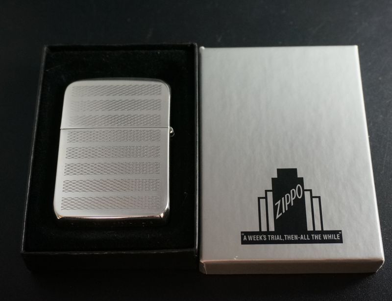 画像: zippo 1941REPLICA エンジンタン 両面 B 2002年製造